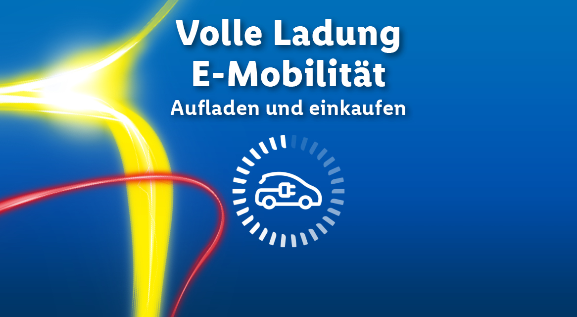 E-Mobilität: Laden und Einkaufen.