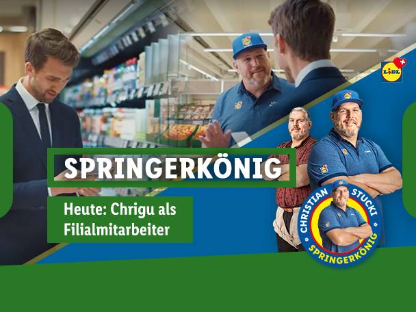 Stucki als Filialmitarbeiter