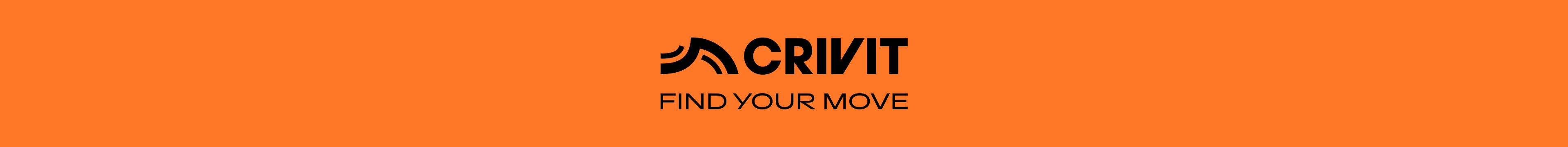 Logo Crivit: Trova il tuo movimento.