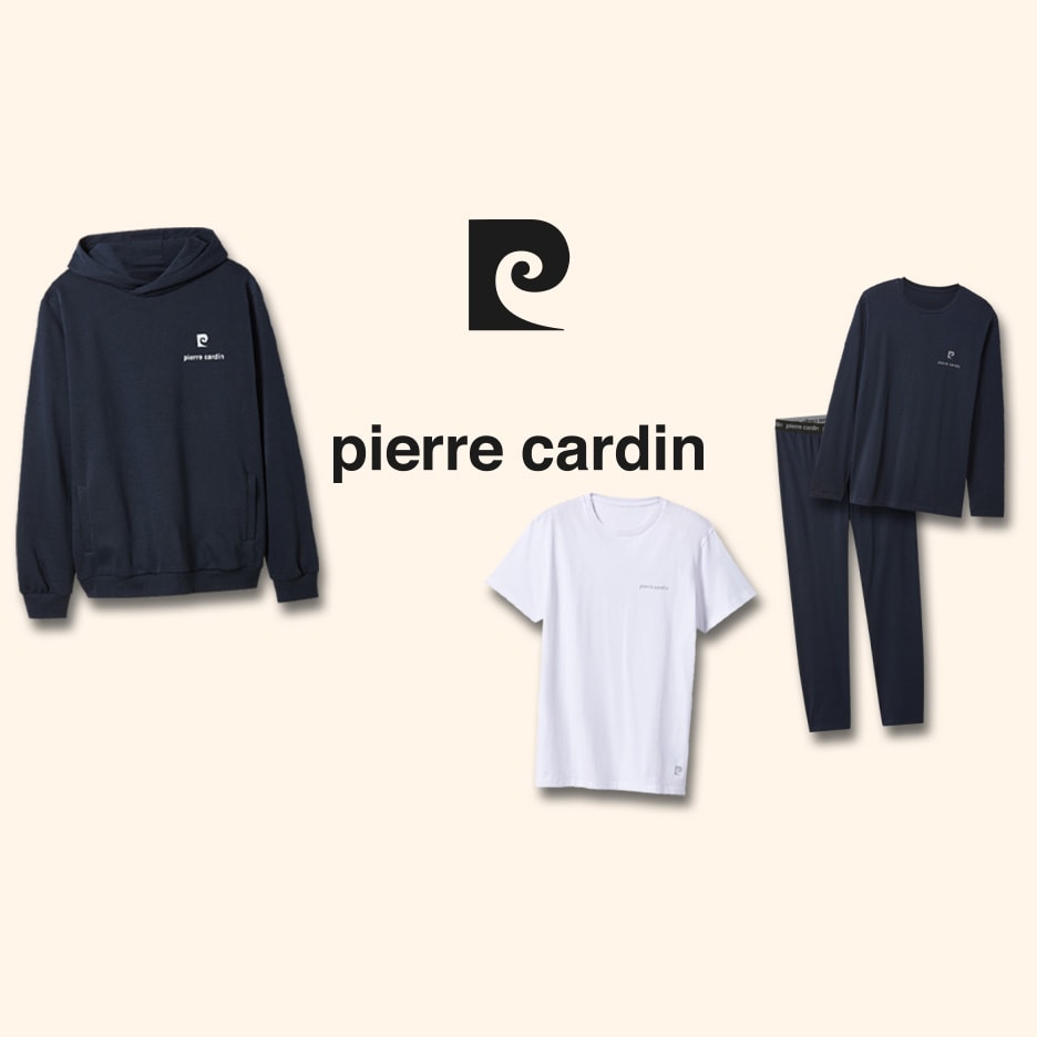 Herren-Kapuzenpullover, T-Shirt und Schlafanzug in Dunkelblau und Weiß.