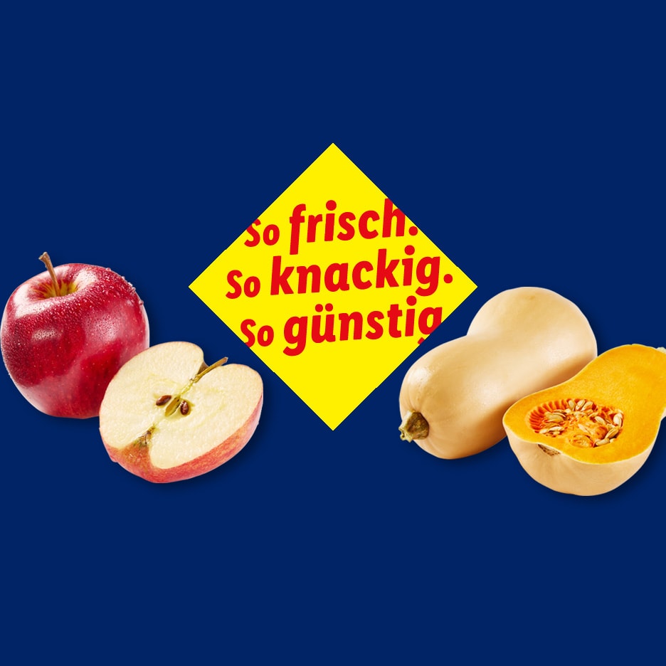 So frisch. so knackig. So günstig.