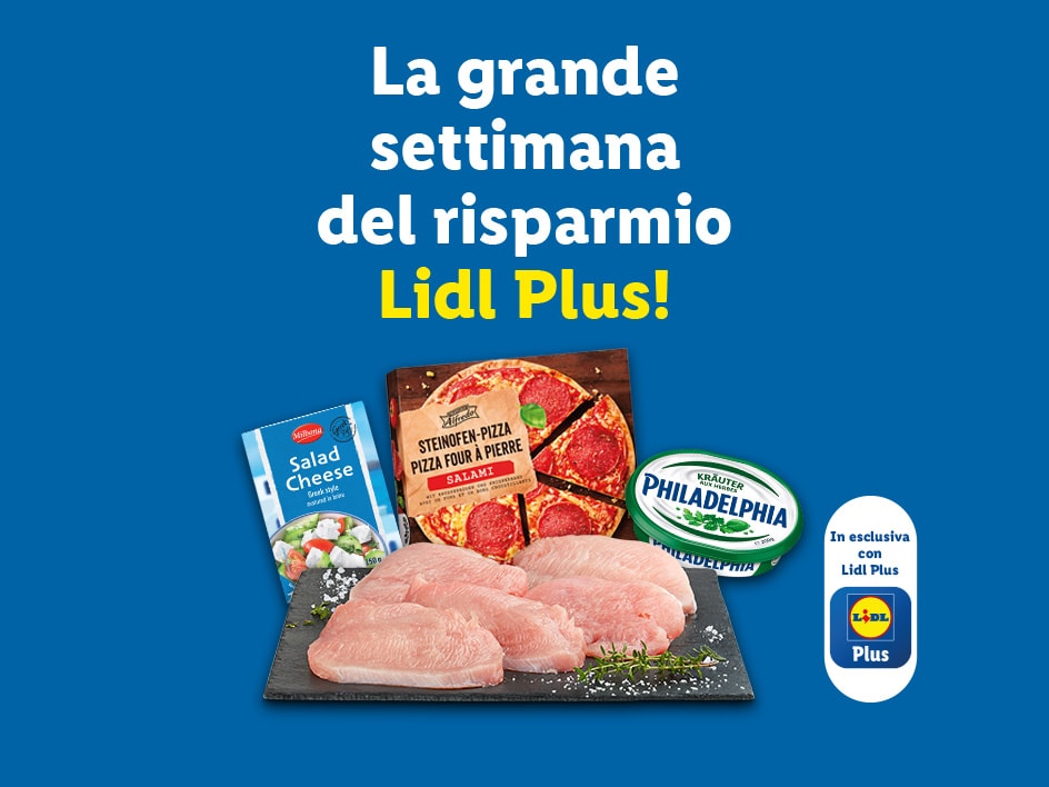 La grande settimana del risparmio Lidl Plus! 💙