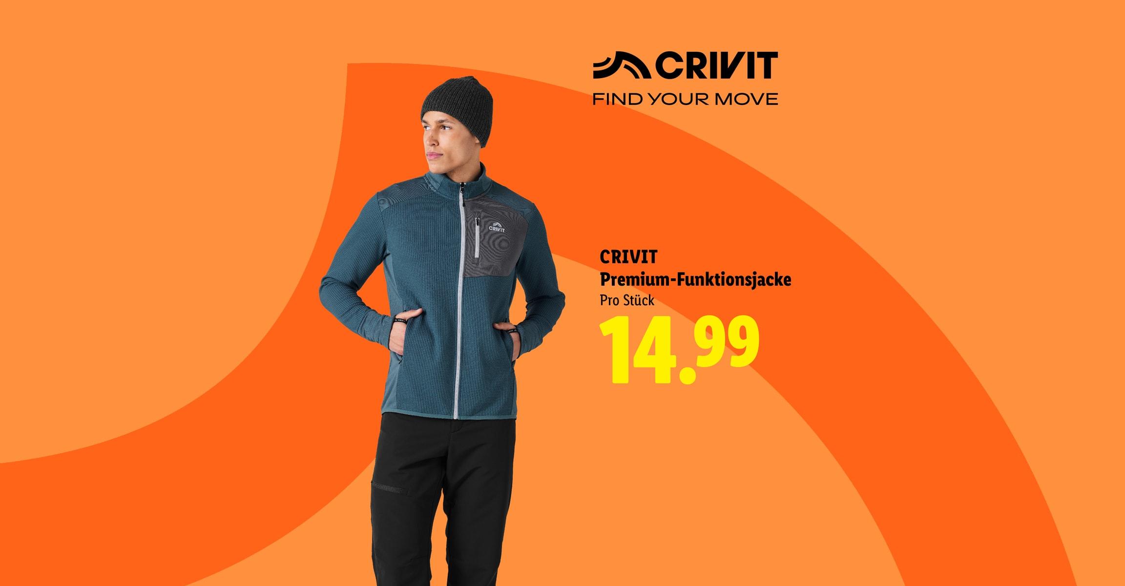 CRIVIT Premium-Funktionsjacke Pro Stück 14.99