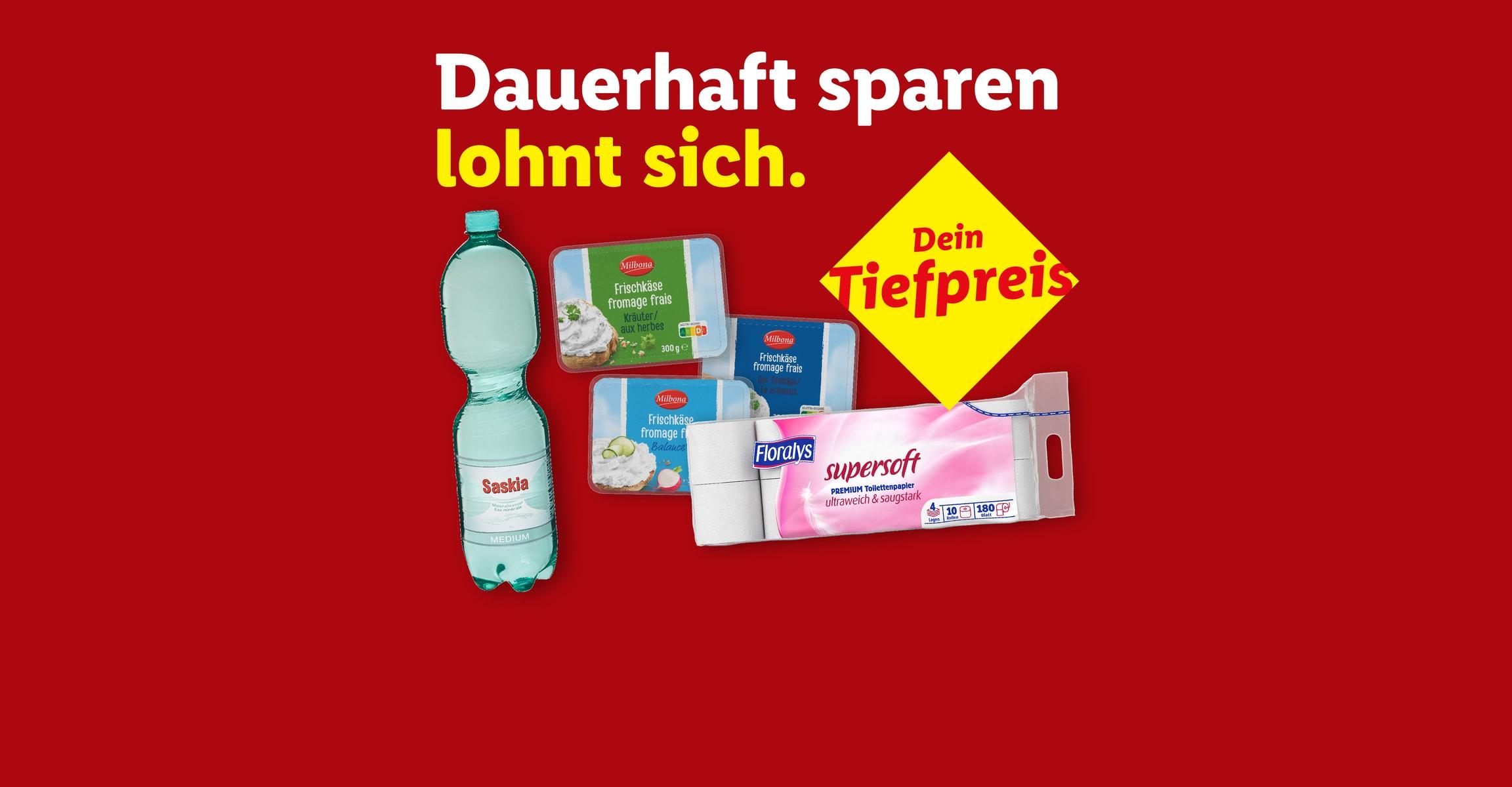 Dauerhaft sparen lohnt sich. Dein Tiefpreis