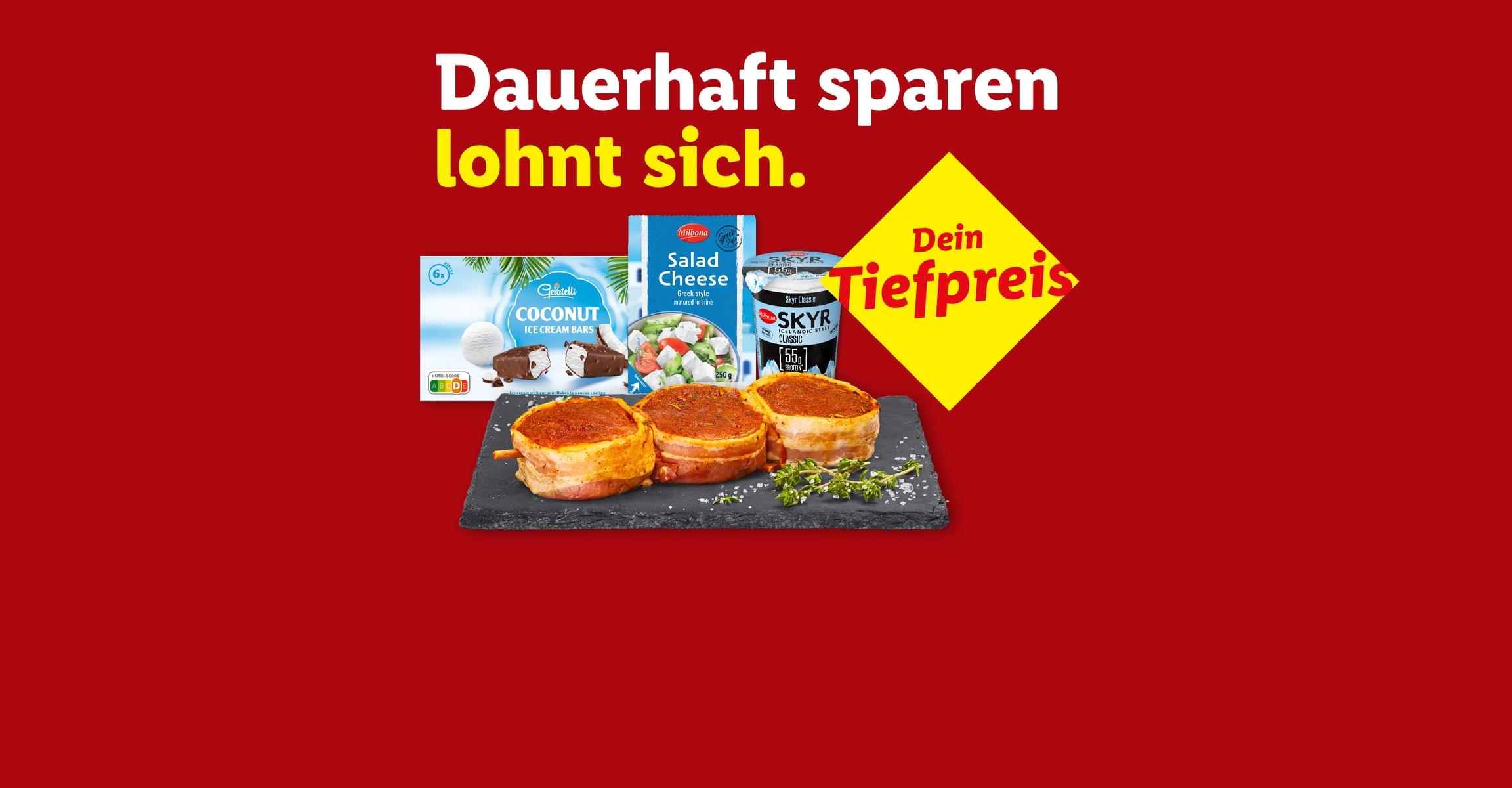 Dauerhaft sparen lohnt sich. Dein Tiefpreis