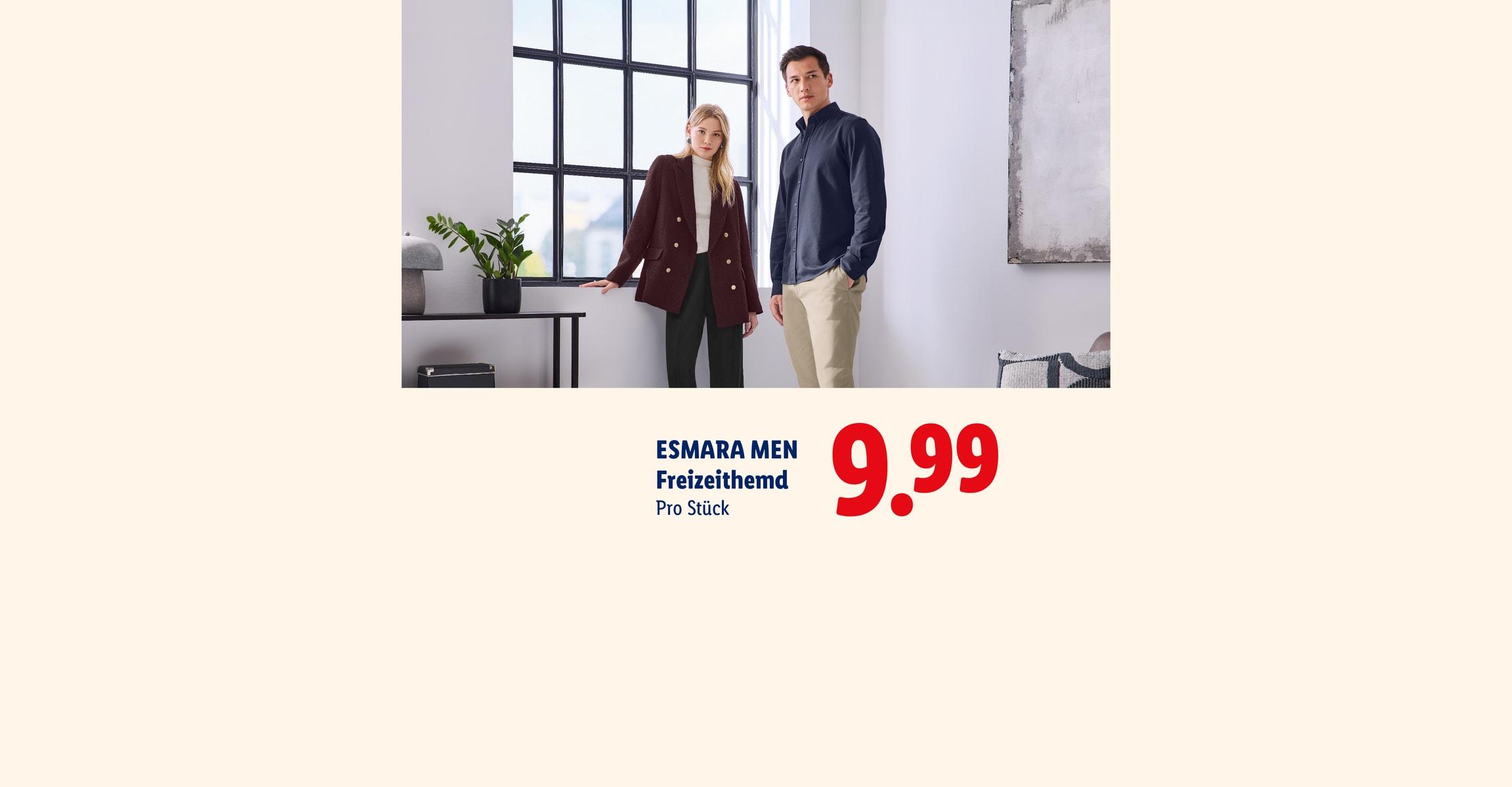 ESMARA MEN Freizeithemd Pro Stück CHF 9.99