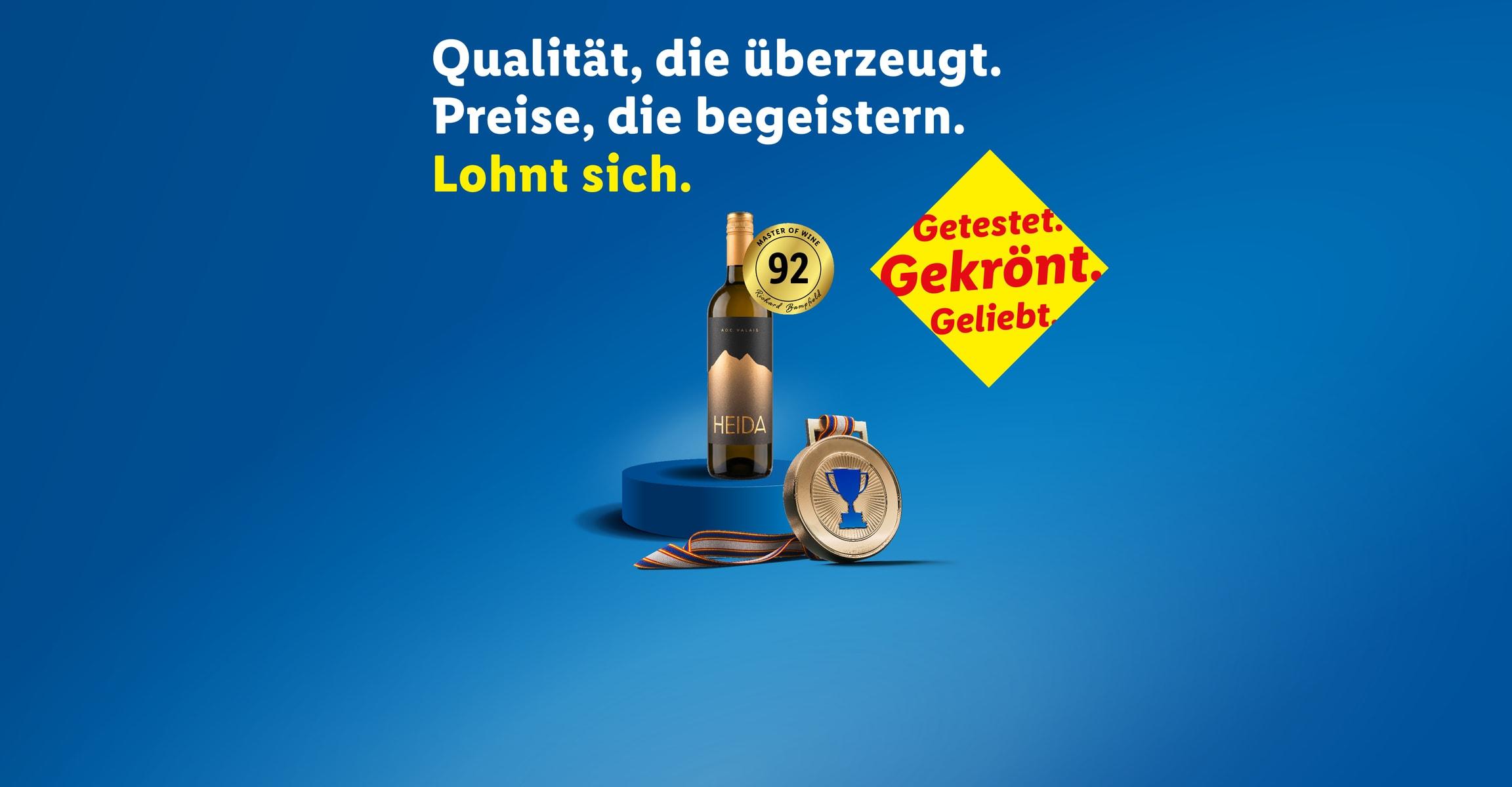 Qualität, die überzeugt. Preise, die begeistern. Lohnt sich. Getestet. Gekrönt. Geliebt.