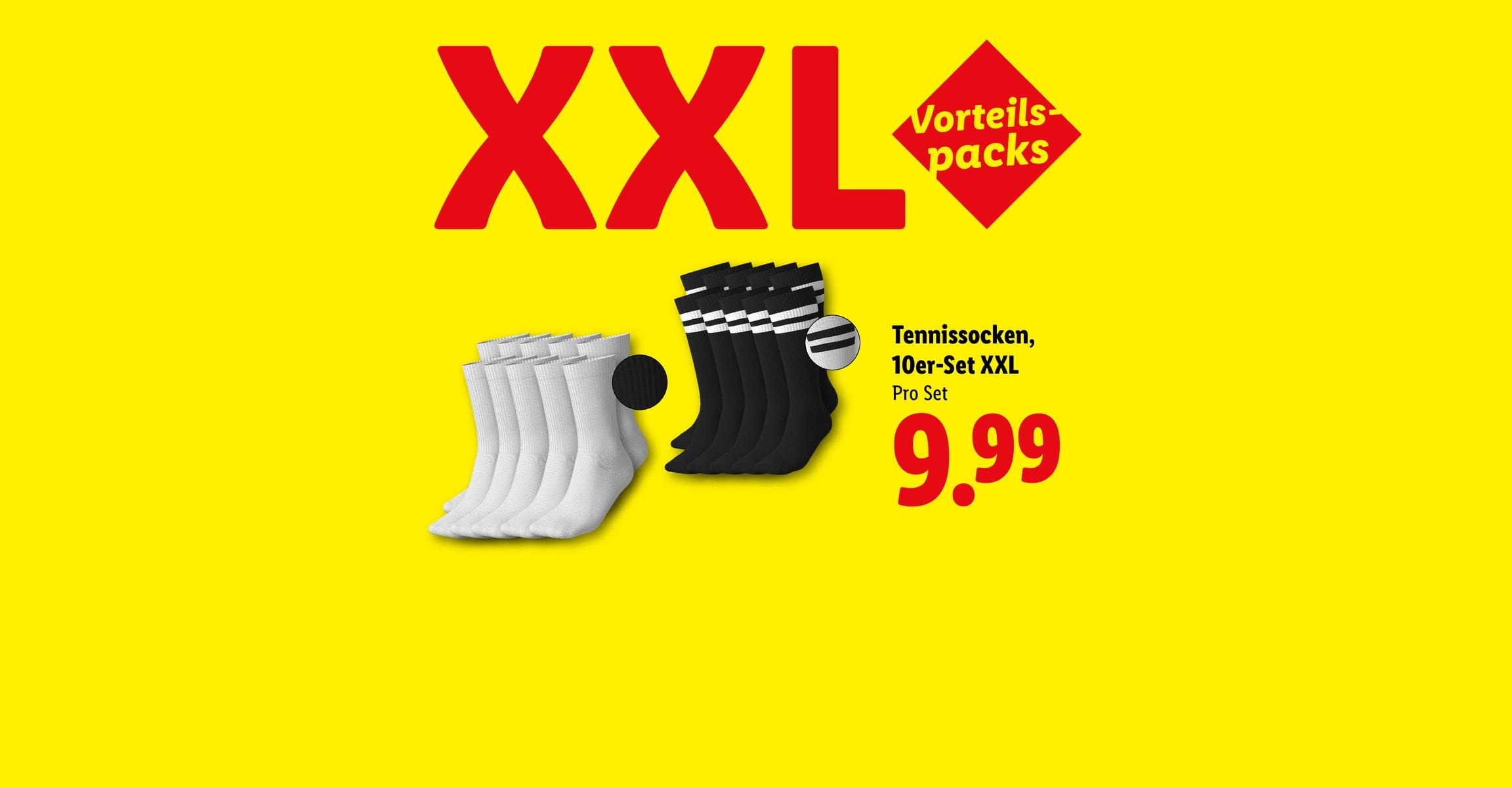 XXL Vorteilspacks Tennissocken, 10er-Set XXL Pro Set CHF 9.99